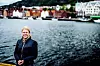 I STREIK: Merethe Sutton i Bergen mener det er uforståelig at ikke NHO Reiseliv går med på å gi de ansatte lokale forhandlinger.