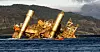 Her bilder fra forsøkene på snuing og den senere senkingen i 1983. Plattformen ble senket med 50 kg sprengstoff, og sank på 712 meters dyp i Nedstrandsfjorden, nord for Stavanger. To tidligere snuoperasjoner var mislykket.
