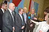 Fra pressekonferansen om nordsjødykkerne i Vandrehallen; fra venstre Sveinung Rotevatn (V), Dag Terje Andersen (Ap), Erlend Wiborg (Frp) Per Olaf Lundteigen (Sp) og Arve Kambe (H).