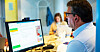DIGITALT: LO-leder Hans-Christian Gabrielsen holdt sin tale til LOs digitale representantskapsmøte fra kontoret i Folkets Hus.