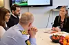 Minister Lene Vågslid møtte Thomas Stærk fra Øst politidistrikt, Ingrid Pelin Berg, direktør i Bufetat øst og avdelingsleder Bjøro Hjemmen.