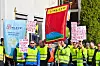 HOVEDKONTOR: Ja, hvor er egentlig hovedkontoret til VRS? Punktdemonstrantene fra Elektromontørenes Forening samt EL & ITere fra Vestfold og Telemark undret seg stort under punktdemonstrasjonen.