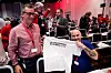 VAR FORBEREDT: De to HK-nestlederne Christopher Beckham og Bjørn Mietinen var forberedt til å entre talerstolen med spesiallaget t-skjorte for saken om blodgivning. Det slapp de.