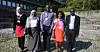 KOORDINERING: I september samlet LO internasjonale fagforeningskamerater på Sørmarka. Her er Ali Nassor Ali (ZATUC, f.h.), Mary Akousa Karimu (TUC Ghana), Reuben Sirma Chepkonga (LO), Rukia Mohamed Yusuf (ZATUC) og Zamila Suleiman Mrisho (ZATUC).