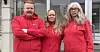 De har mange spørsmål knyttet til privatiseringen av barnehager i Larvik. Fra venstre Vegard Holt Hansen, Randi Kristiansen og Hilde Fagerholt.