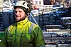 Betongarbeider Daniel Pellerud på byggeplassen på Grünerløkka.