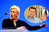 Finansminister Siv Jensen (Frp) og LO-nestleder Hans-Christian Gabrielsen blir ikke enige om permitteringsordningen.