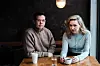 Regissør David Berget, sammen med skuespiller Marie Blokus.