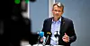 LO Stats leder Egil André Aas under pressekonferansen på Bristol, etter at partene kom til løsning og unngikk streik, nesten 18 timer på overtid.