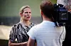 Forfatter Åsne Seierstad under minnefeiringen utenfor Høyblokka, 22. juli 2013