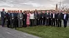 40-ÅRSJUBILANTER: F.v.: Terje Myrstrand, Jan Erik Olsen, Svenn Jørgen Uthus Veungen, Thor Karl Skjønstad, Egil Mangård Magnussen, Trond Vidar Haugland, Magne Sandvik, Rune Tellefsen, Arvid Karlsen, Rune Skagoset, Erik Dotseth, Øystein Eika, Øystein Bråthen, Gro Hilde Olsen, Atle Knudsen, Nina Margit Dotseth Olsen, Kjell Østvedt, Stein Vidar Ovastrøm, Renee Andresen Heiland, Ole Rindal, Juel Roar Eriksen, Ole Kåre Wagenius, Hans Arne Marx, Thore Fjellvang Hansen, Atle Myhre, Roger Myrland, Tor Arne Nilsen, Torbjørn Trøan, Kjell Ove Henriksen, Kjell Gunnvald Omlid, Jan Eddie lindgren, Bjørn Oddvar Løberg, Herleik Rognlien, Ulf Pettersen, Pål Kokkersvold og Roger Hansen (Vertskap og konstituert leder av HAF) Liss Bente Gulbrandsen Tveit og Terje Thorsen møtte ikke som 40 års jubilanter.