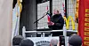 HOVEDTALE: NNN-forbundsleder Anne Berit Anker Hansen holdt dagens hovedtale i Trondheim. 1. mai er en viktig kampdag, fastslo hun.