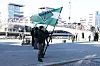 MARKERING: Den nordiske motstandsbevegelsen er en nynazistisk organisasjon. Her fra et torgmøte i Fredrikstad i 2018.