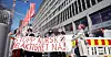 Palestina aktivister stengte tirsdag Arbeiderpartiets landsmøte. Om tre uker skal de som blokkerte og de som ble stengt ute, gå i samme 1. mai-tog.