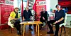 PÅ MØTESALEN: Fra venstre Marit Nybakk, Petter Vellesen, Ingunn Gjerstad og Arne Bernhardsen.