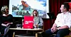 BOKBAD: Agendas leder Trygve Svensson (t.h) intervjuer Line Scheistrøen og Sissel Rasmussen.