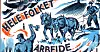 Hele folket i arbeide: Det norske Arbeiderpartis valgplakat foran Stortingsvalget i 1933.
