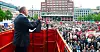 I 2019 var talerne på Youngstorget i 2019, blant dem byrådsleder Raymond Johansen (Ap), samstemte i budskapet om «Nei til profitt på velferd».
