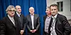 FORHANDLINGSSTART I STATEN: (F.V.) Petter Aaslestad (forhandlingsleder, Unio) Anders Kvam (forhandlingsleder Akademikerne), Statens personaldirektør Gisle Norheim, Pål N. Arnesen (forhandlingsleder YS) og LO Stats leder Egil André Aas