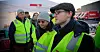 STREIK: I en måned har Thomas Vaughan og de andre organiserte i 360 Logistics streiket. Torsdag er det kalt inn til tvungen mekling hos Riksmekleren.