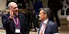 ULIK OPPFATNING: Lederne for de statsansatte i Akademikerne og LO, Anders Kvam (t.v) og Egil André Aas, har ulikt syn på hvor mye av lønnsmassen som bør fordeles lokalt.