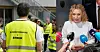 Akademikerne streiker utenfor landbruksdepartementet. Digitaliserings- og forvaltningsminister Karianne Tung (Ap) er ansvarlig for statens arbeidsgiverpolitikk.