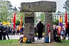 Markering ved Spaniamonumentet i Birkelunden.