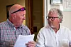 Ole Einar Adamsrød (til venstre) og Rune Eriksen har til sammen vært tillitsvalgte i nesten 80 år.