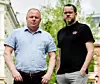 Hovedtillitsvalgt Tor Arne Johansen (til venstre) og Lars Olav Iversen (fra anlegget på Verdal) mener Tine er for lojale til frontfagsramma i lønnsoppgjøret.