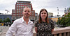 Daniel Rayner er leder av Aps regnbuenettverk og Astrid Hoem er leder av kvinnenettverket.