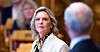 Frp-leder Sylvi Listhaug stiller gjerne til skatteforhandlinger, men det må ende med skattekutt hvis hun skal gå med på forlik.