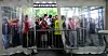 Folk sto i kø frø VM-kampen mellom Norge og Frankrike ble vist på storskjerm i Oslo sentrum.