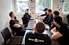 Temaer som har med bil å gjøre, får fart på lunsjpraten hos Bertel O. Steen i Åsane.
