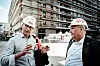 FORBUNDET BYGGER: Christoph Sykora fra GPA (til venstre) sammen med Michael Gehbauer fra MBV-GPA.