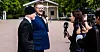 Johannes Tveitnes og Adam Berge fikk møte kongen på slottet i 2022. Det betyr ekstra mye for dem i dag.