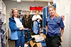 Kledd for vinter: f.v. Mirjete Demaku, Vanessa Olsen, Grete Fredheim og Cathrine Torvund.
