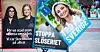 Valgplakater for Socialdemokraterna (t.v) og Kristdemokraterna før det svenske riksdagsvalget 13. september.
