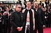 Cristian Mungiu, Renate Reinsveog Sebastian Stan poserer for fotografene i Cannes.