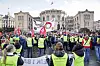 Streikende barnehageansatte foran Stortinget  i 2022