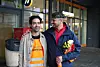 Milad Shahpary og Bashir Khawaja (t.h.), nestleder i Fagforbundet Pleie og omsorg Oslo