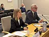 Nestleder i Frp og nestleder i finanskomiteen på Stortinget, Hans Andreas Limi (t.h.) ledet høringen.