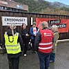 Hege Bae Nyholt i Rødt møter streikende lærere ved Bergen Kristne Grunnskole