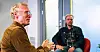 Nestleder i LO, Steinar Krogstad (t.v.) og hovedtillitsvalgt hos Hent, Johan Henry Eide.