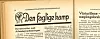 Faksimile av LO Meddelelsesblad våren 1935 der man melder at den aller første hvoedavtalen med Norsk Arbeidsgiverforening er undertegnet.