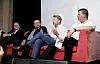 PANELDEBATT: Kenny Reinhold fra svenske Seko Sjøfart, NSF-leder Johnny Hansen, APs næringspolitiske talsperson Terje Aasland og LO-leder Hans Christian Gabrielsen.