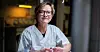 PUSS: Den ferdige tannprotesen pusses og poleres før den sendes tilbake til tannlegen og pasienten som får nye tenner til jul.