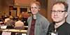 Sondre Eide Nilsen og Svein Ove Blystad er tillitsvalgte i Webhelp og representerte Distrikt Oslo og Akershus på konferansen.
