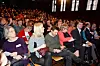 KLAR FOR MOBILISERING: LOs nestleder, Hans Christian Gabrielsen på fremste rad (med blkket inn i kamera) på Klimakonferansen.