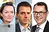 KRITISKE: Helse Sør-Øst får kritikk for outsourcing fra stadig flere kanter. Her: Sissel Skoghaug i Fagforbundet, Ivar Horneland Kristensen i Tekna og Pål Adrian Hellman i Finansforbundet.