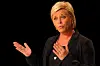 Siv Jensen blir ny finansminister og starter med å finkjemme de rødgrønnes siste budsjettframlegg. Foto: Terje Pedersen, ANB